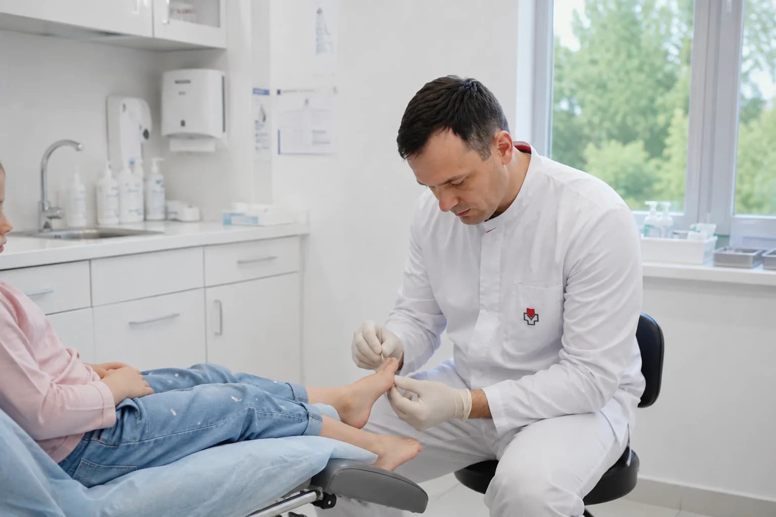 Pediatric nail plate removal